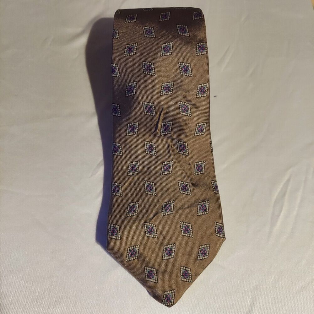 Surrey Sophisticates Silk Tan Necktie